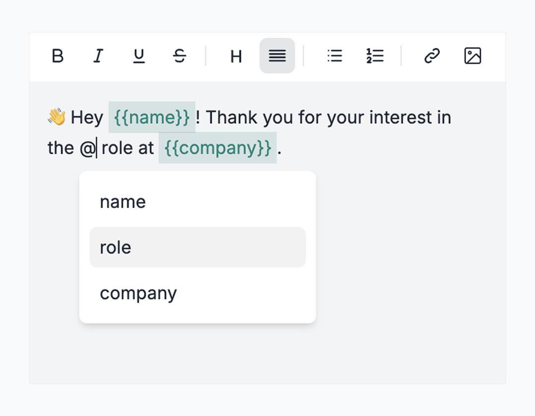Make every candidate feel valued